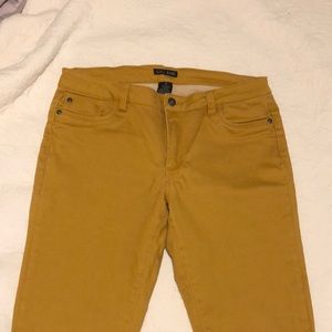 Suko skinny jeans. Mustard yellow. Size 10